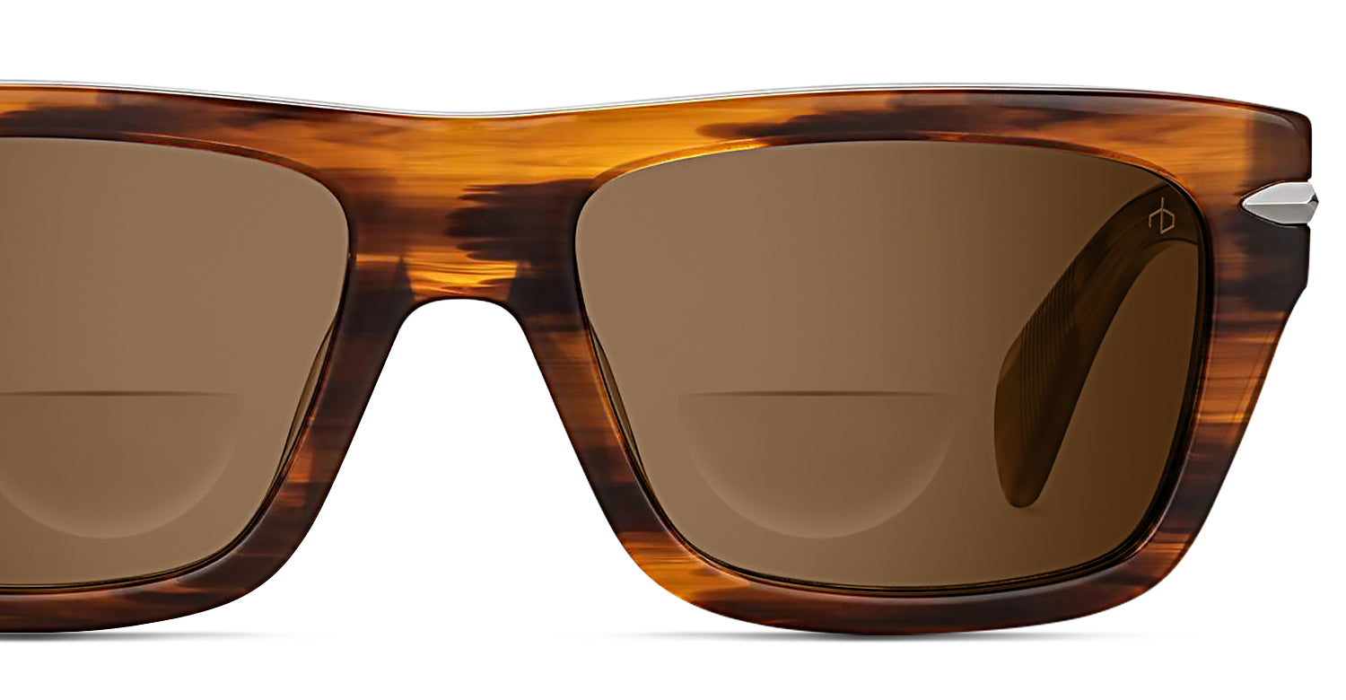 Brown Bifocal Polarized Lenses